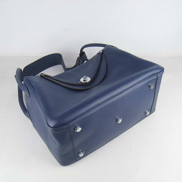 High Quality Replica Hermes Lindy 26CM Shoulder Bag Dark Blue